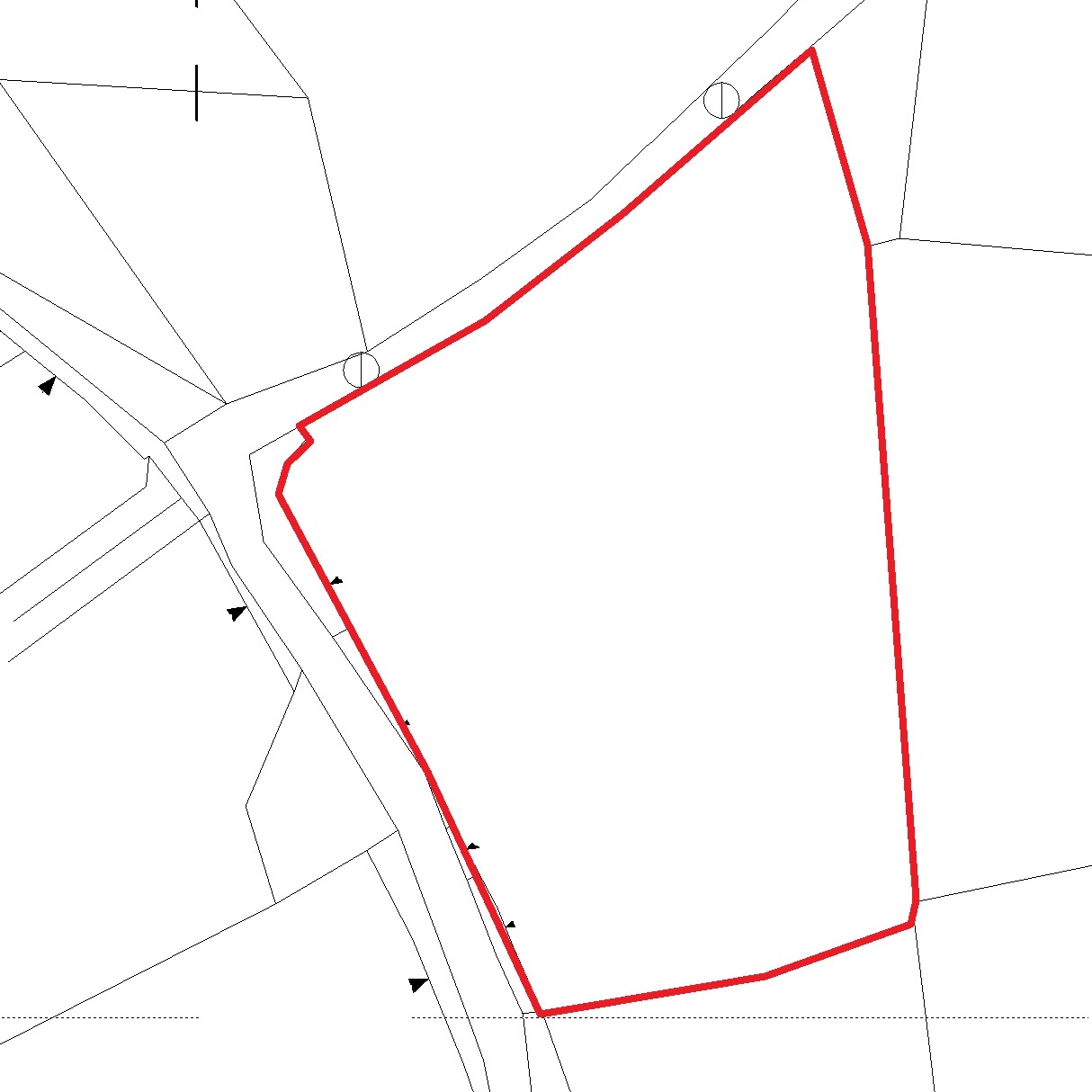 荷川取 ホテルが増えつつあるエリア　580坪　畑