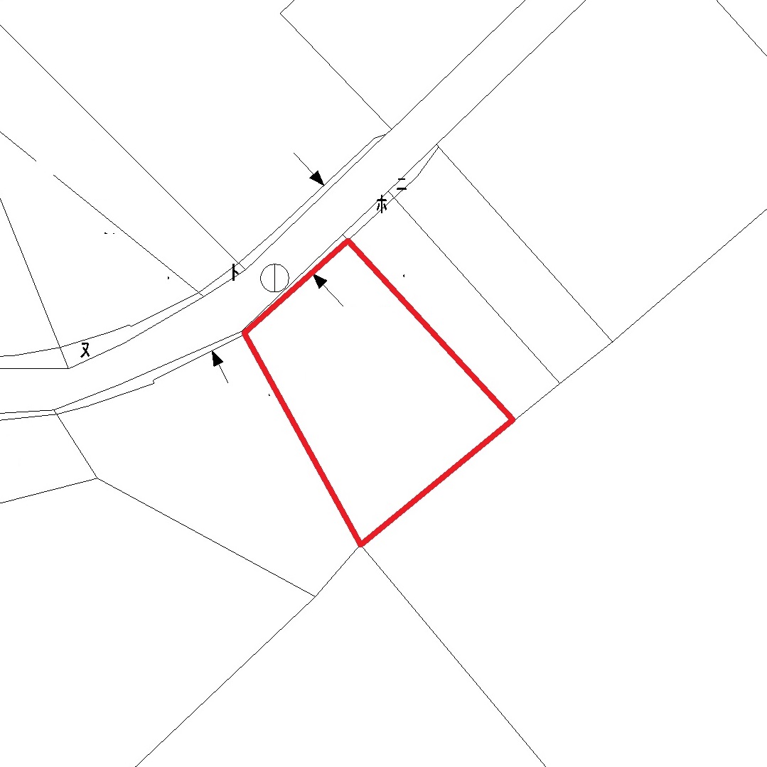 西原集落の端　さとうきび畑が広がる　96.8坪　畑