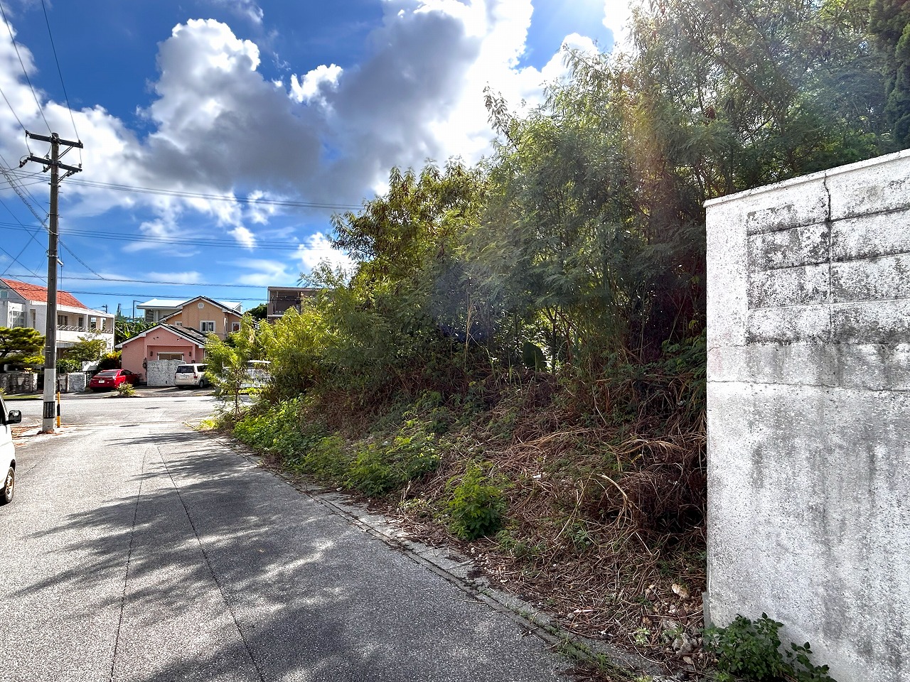 平良下里　大原南公園大通り沿いの角地　約133坪　宅地