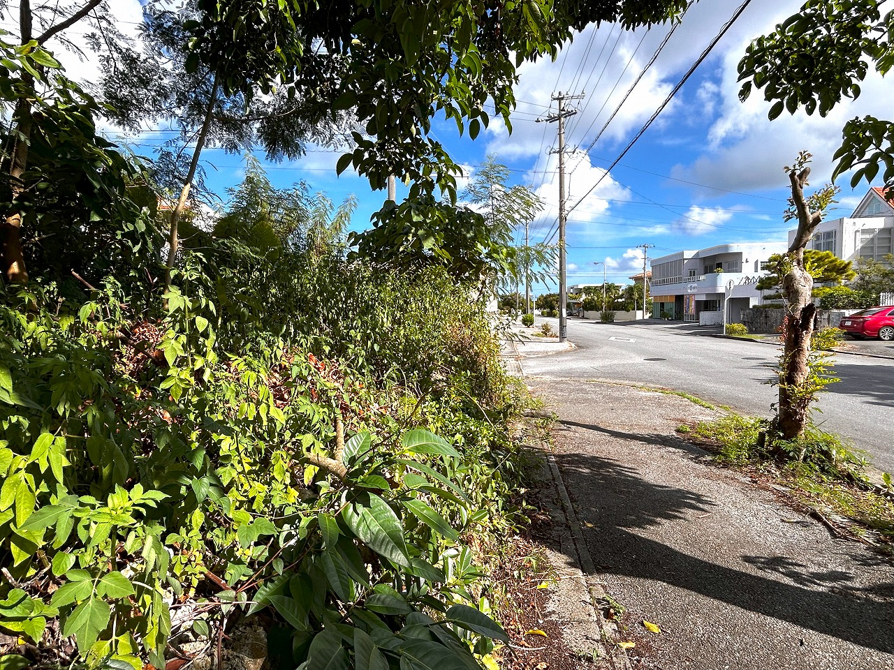 平良下里　大原南公園大通り沿いの角地　約133坪　宅地