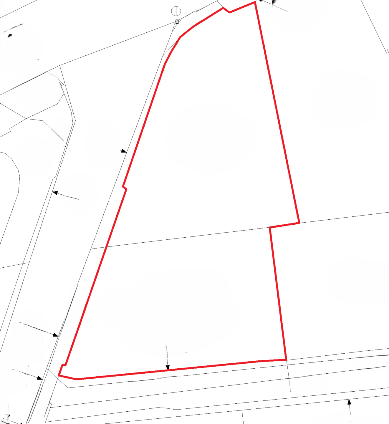下地 与那覇湾に面した角地　284坪　原野