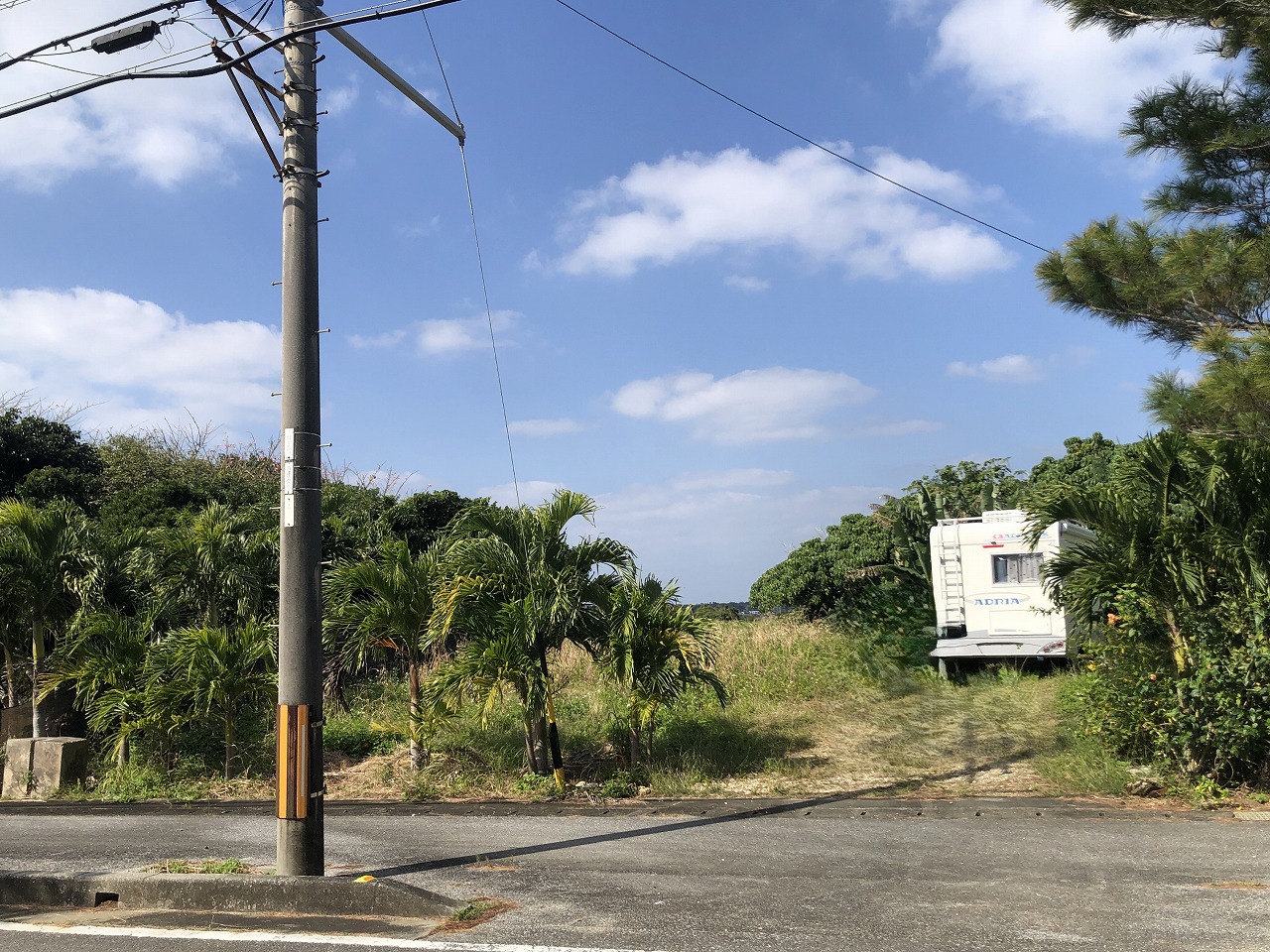 東仲宗根添・旧宮原小学校近くの静かな　約120坪　宅地