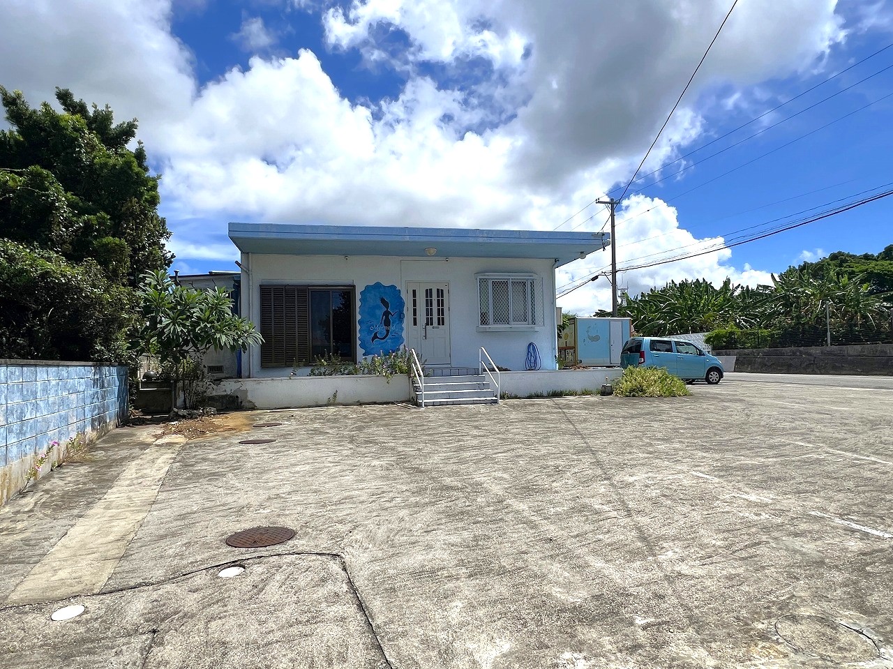下地Ａコープ前　カフェ兼住居　建物約51坪　土地約326坪　宅地/畑