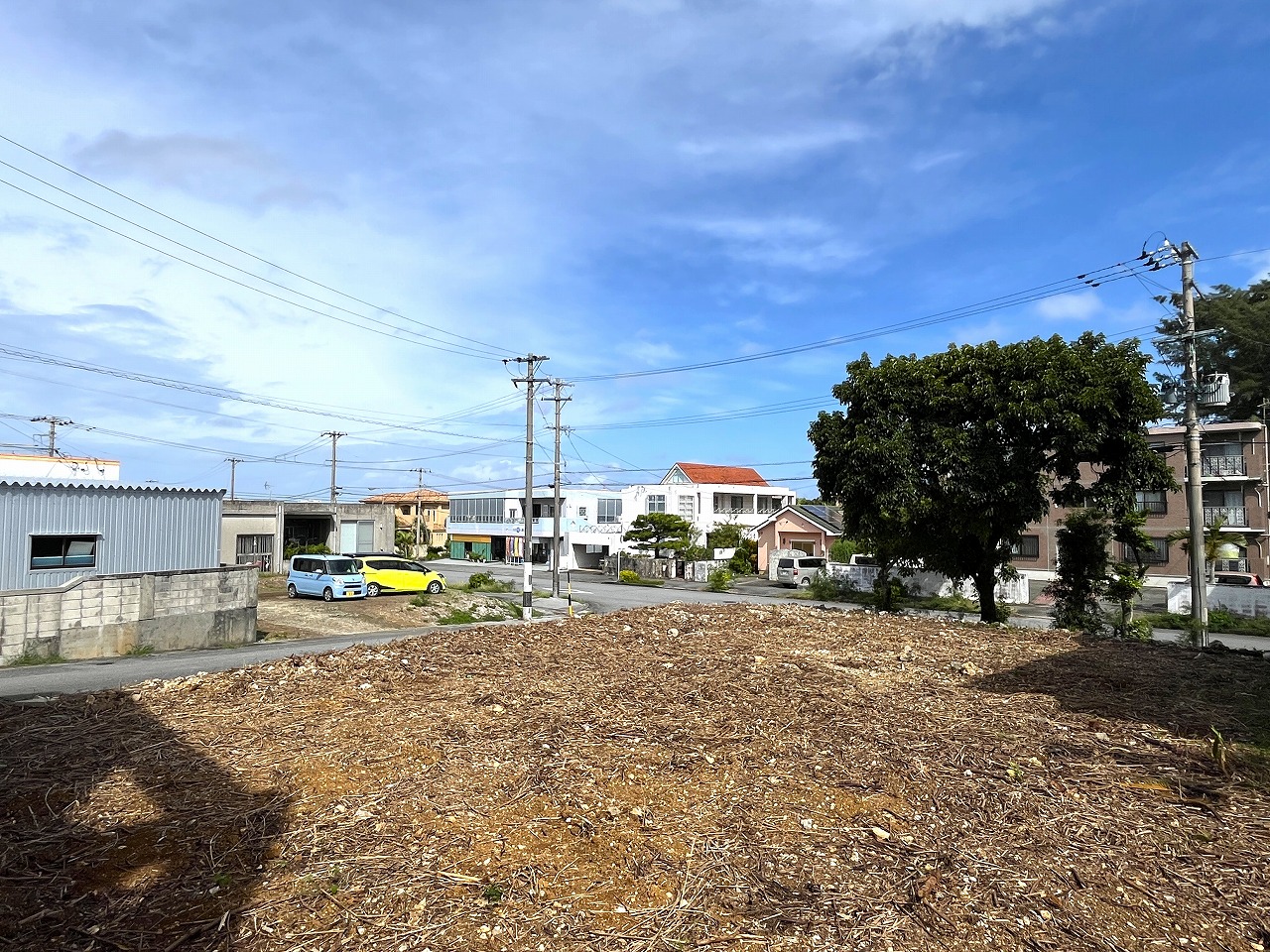 平良下里　大原南公園大通り沿いの角地　約133坪　宅地