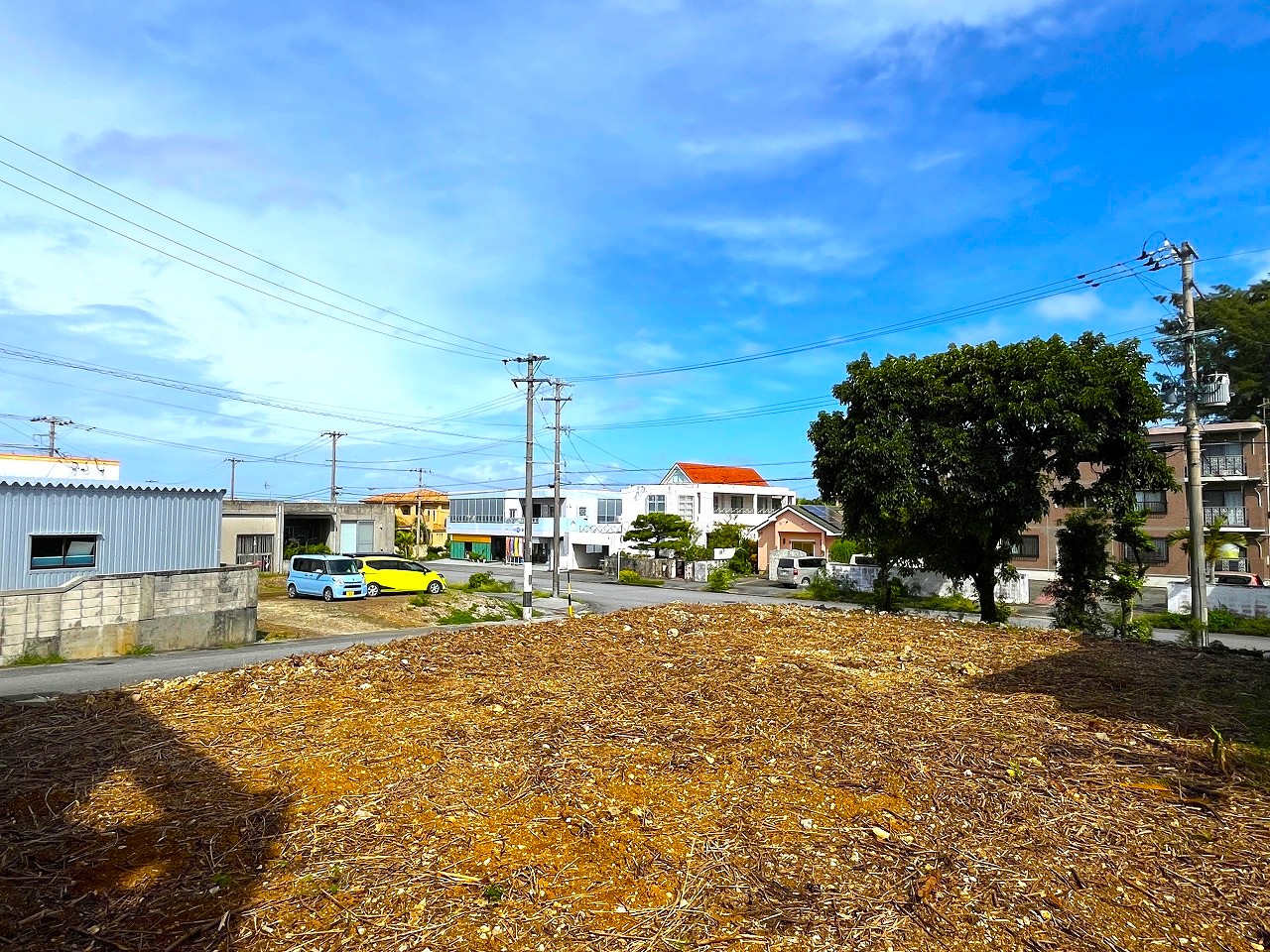平良下里　大原南公園大通り沿いの角地　約133坪　宅地