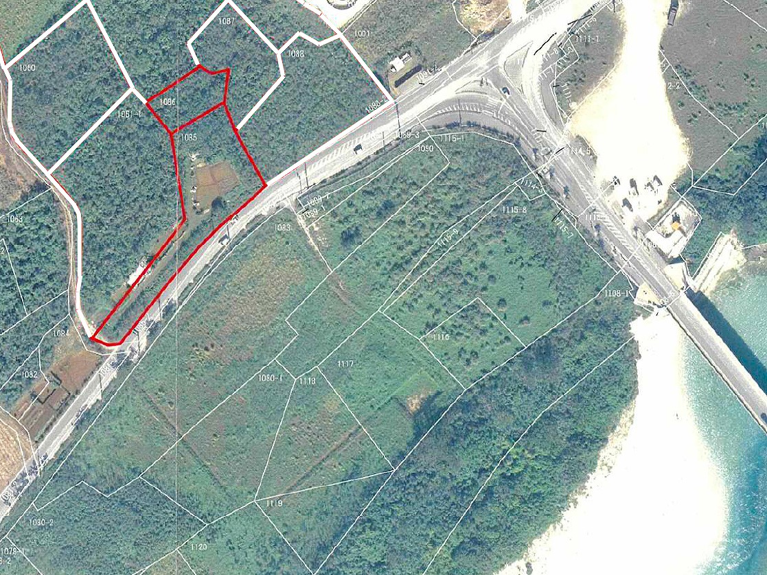 伊良部大橋からすぐ 海が一望できる土地　約721坪　原野