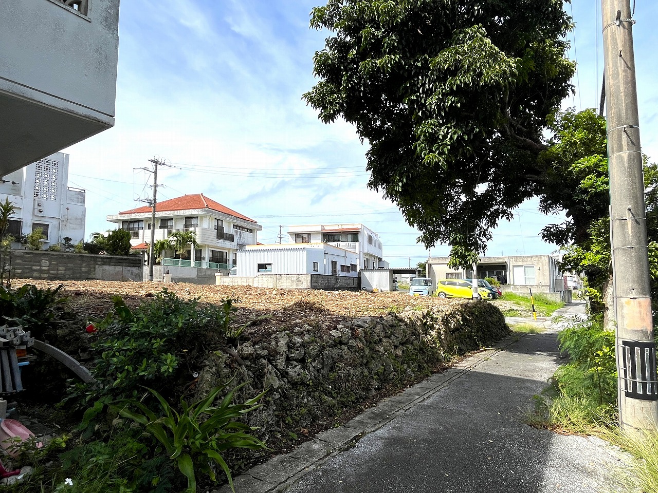 平良下里　大原南公園大通り沿いの角地　約133坪　宅地