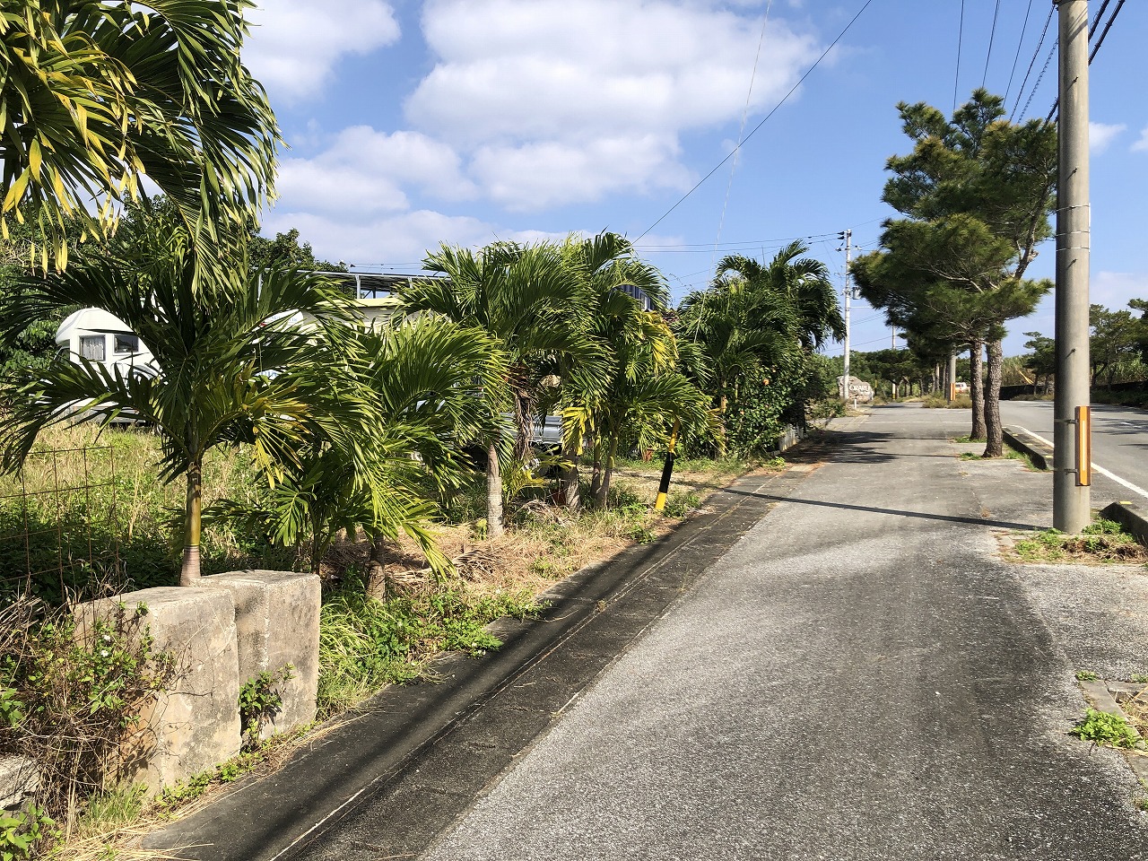 東仲宗根添・旧宮原小学校近くの静かな　約120坪　宅地