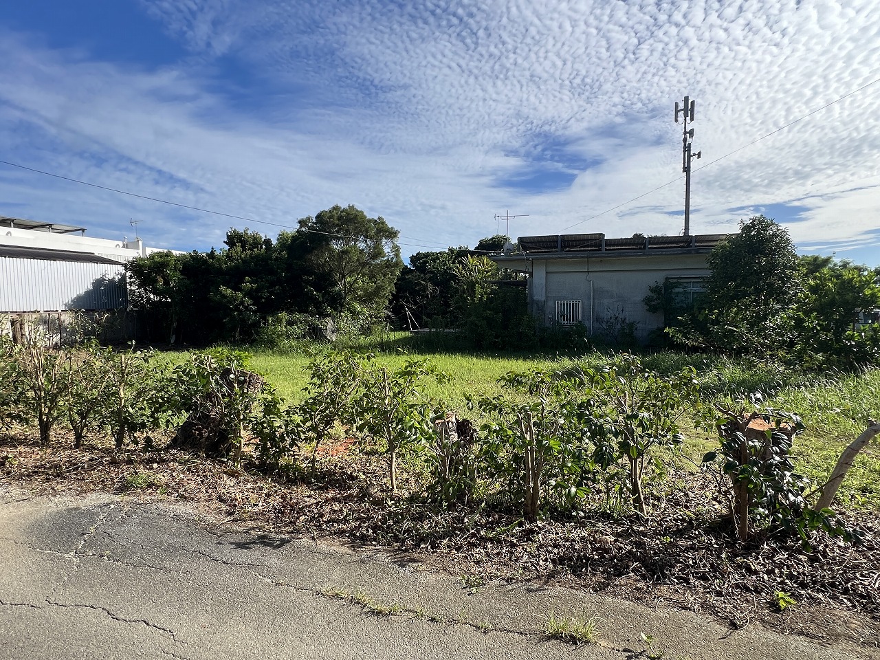 下里七原の間口が広い 134坪 宅地