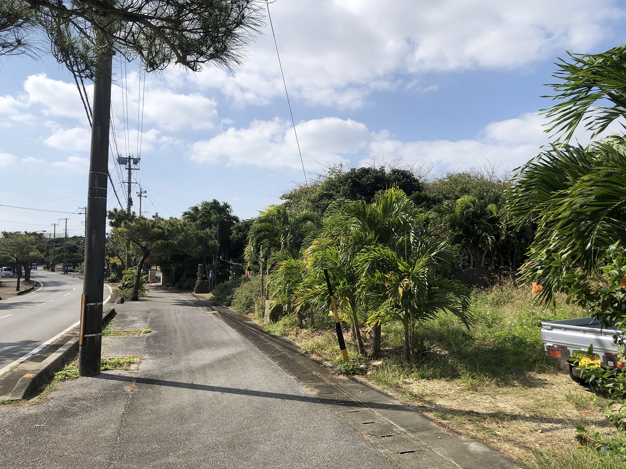 東仲宗根添・旧宮原小学校近くの静かな　約120坪　宅地