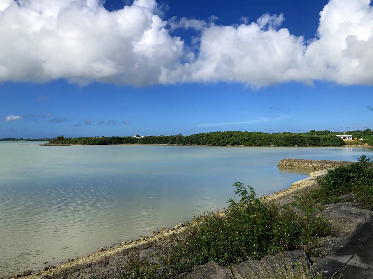 下地 与那覇湾に面した角地　284坪　原野