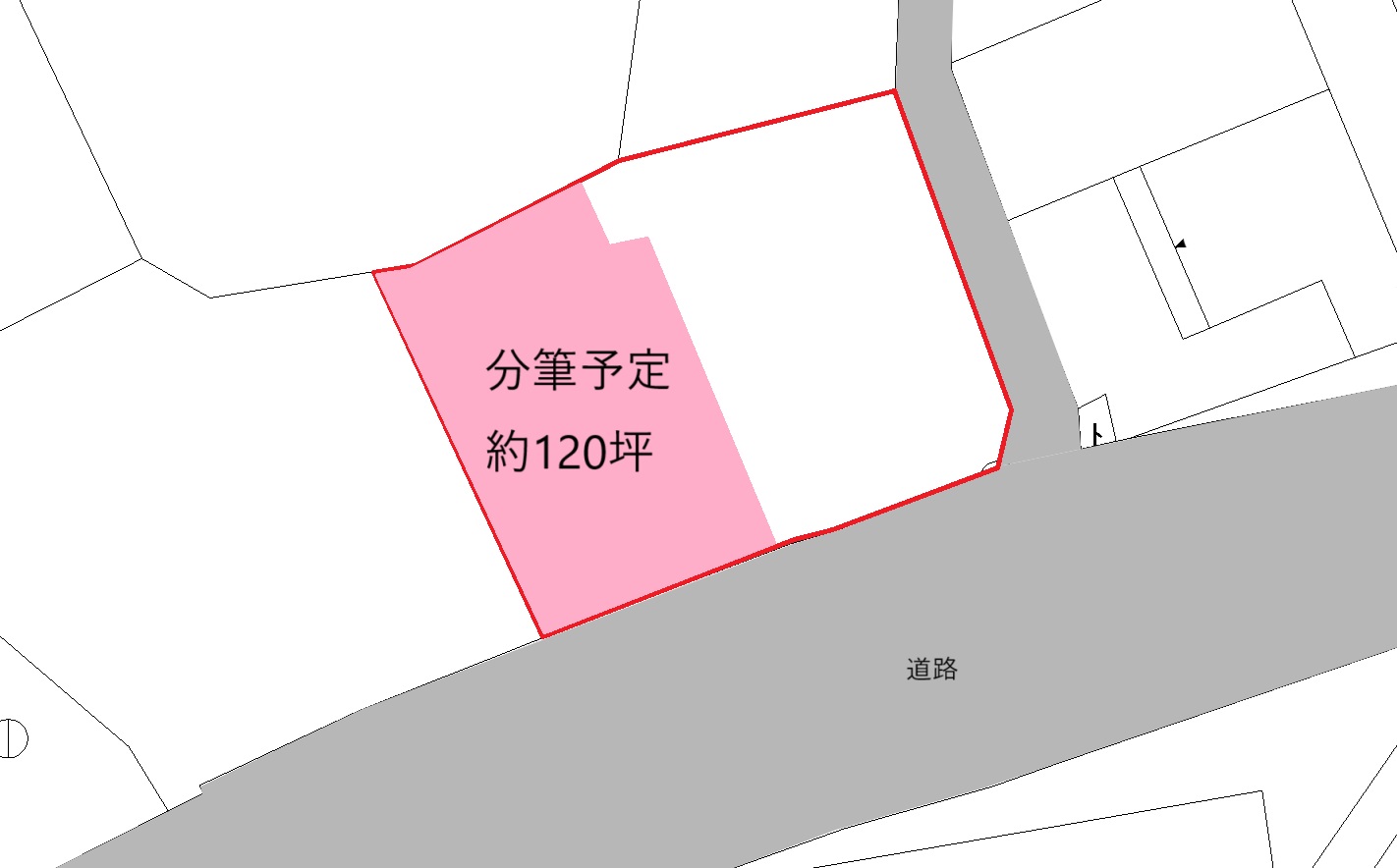 東仲宗根添・旧宮原小学校近くの静かな　約120坪　宅地