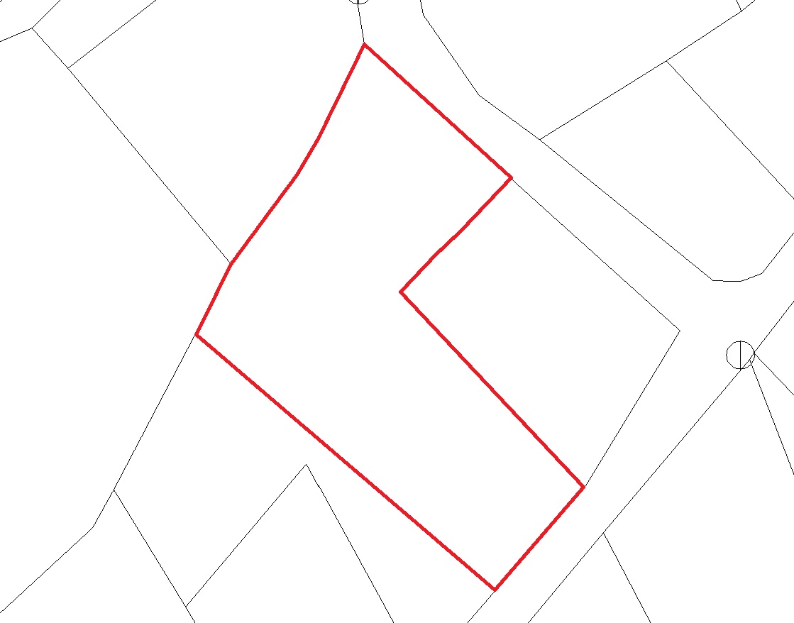 平良腰原Ｌ字型の土地 約222坪 畑