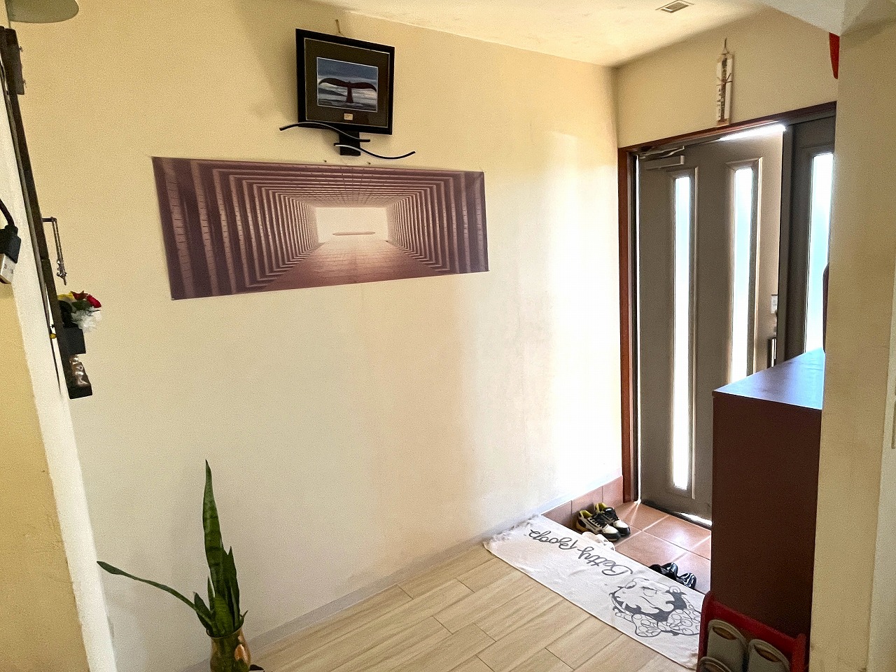 下地与那覇 来間大橋近く　RCB造平屋建/2世帯＋離れ 建物34.5坪 土地300坪