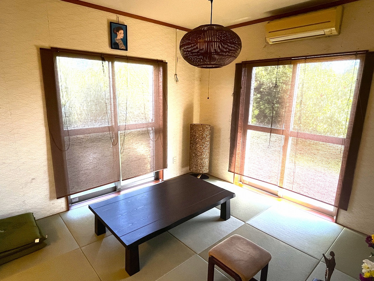 下地与那覇 来間大橋近く　RCB造平屋建/2世帯＋離れ 建物34.5坪 土地300坪