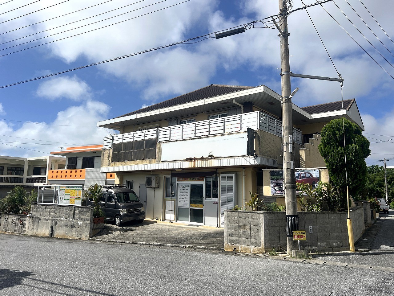西里 ジャンジャンの通り 1F事務所・2F住居 建物68坪 土地80坪