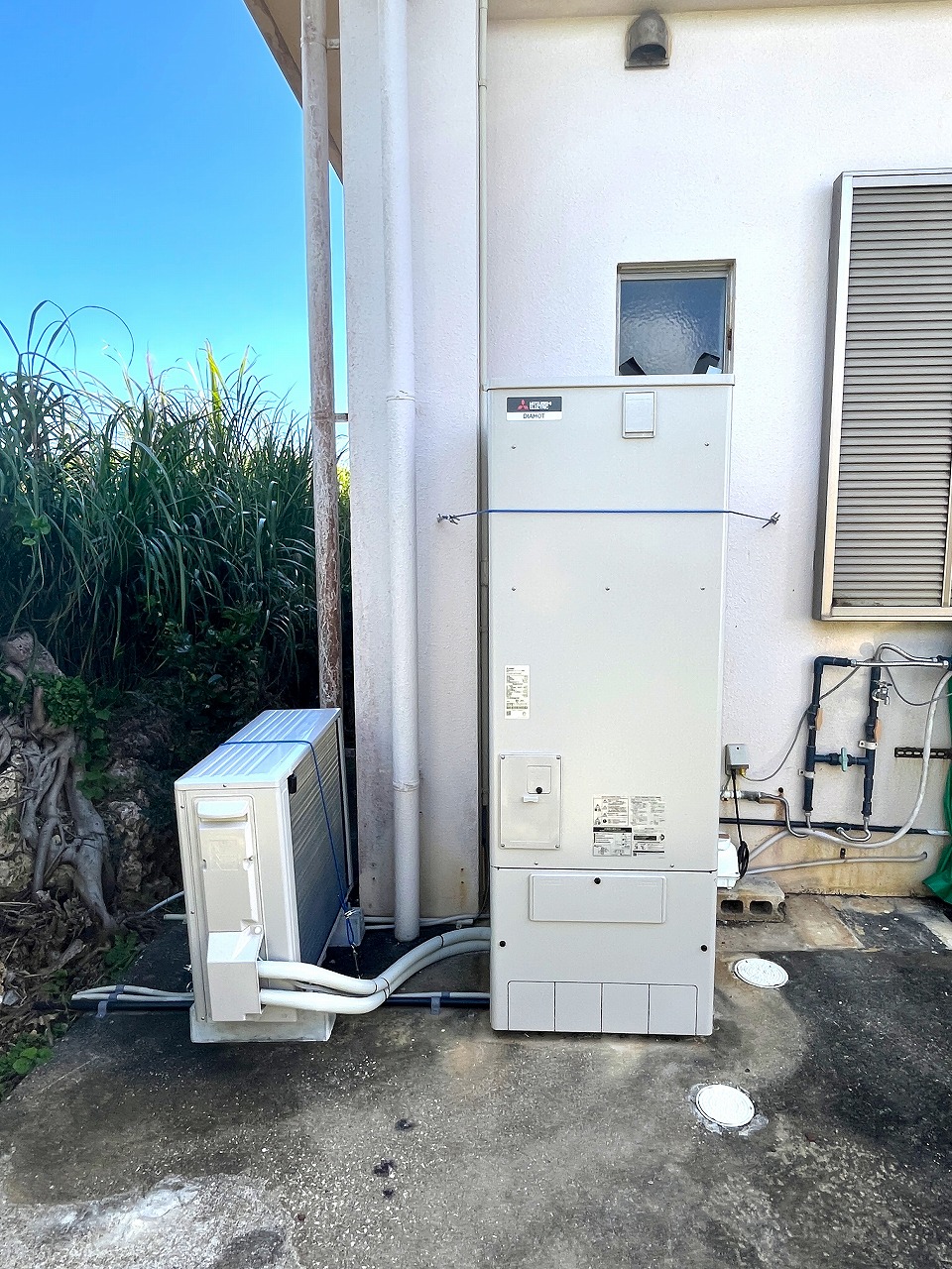 下地与那覇 来間大橋近く　RCB造平屋建/2世帯＋離れ 建物34.5坪 土地300坪