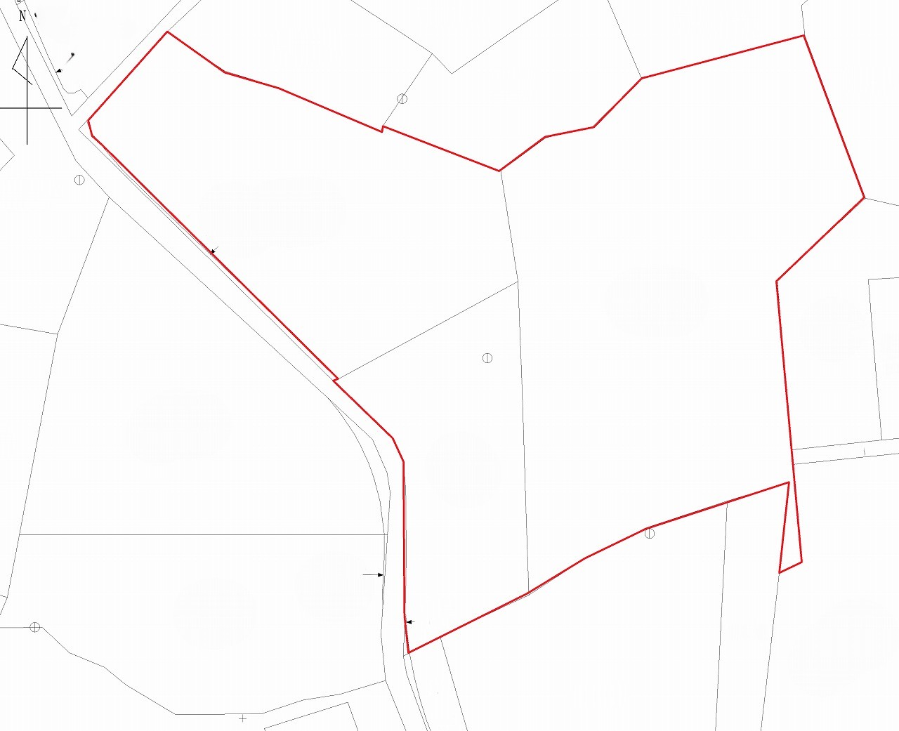 平良東仲宗根添　宮原公園近く　5104坪　畑　