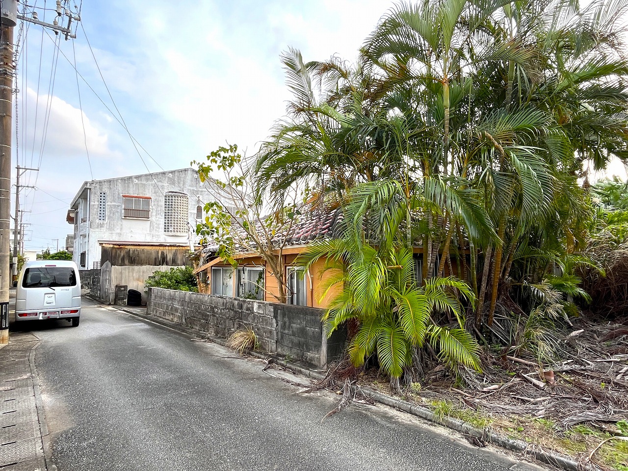 平良松原　久松地区の住宅街　更地引渡予定　159坪　宅地