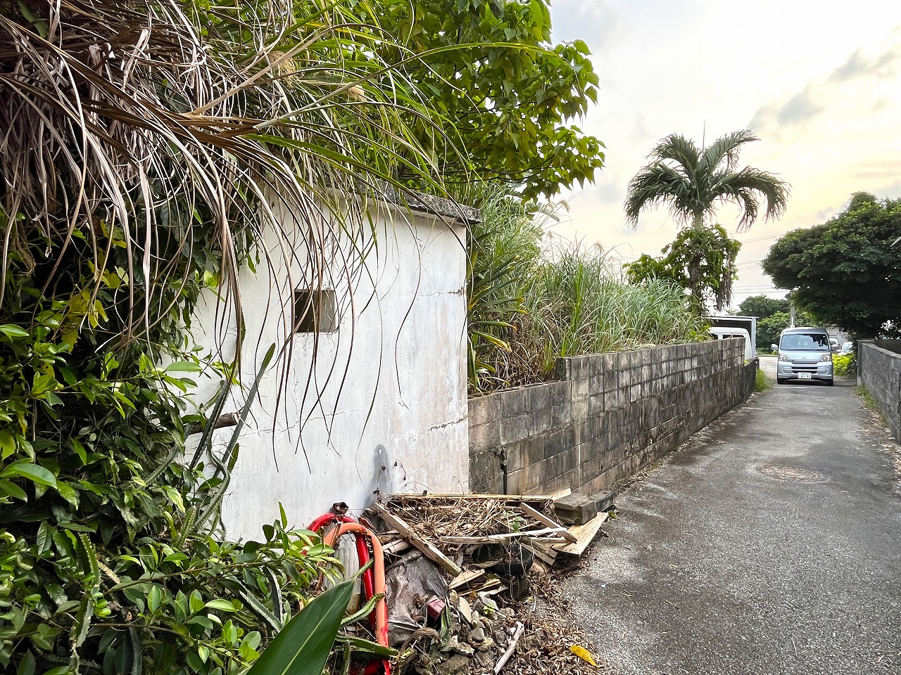 平良松原　久松地区の住宅街　更地引渡予定　159坪　宅地