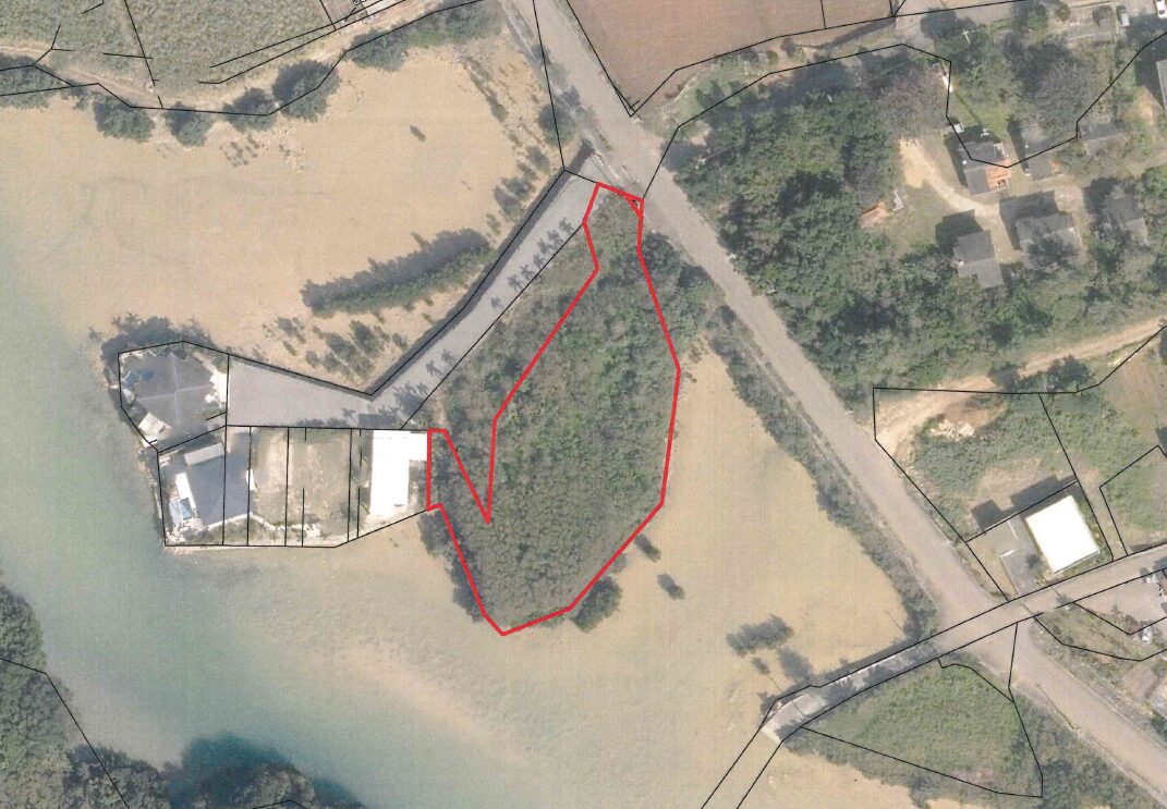 伊良部国仲　海峡に面した土地　710坪　原野