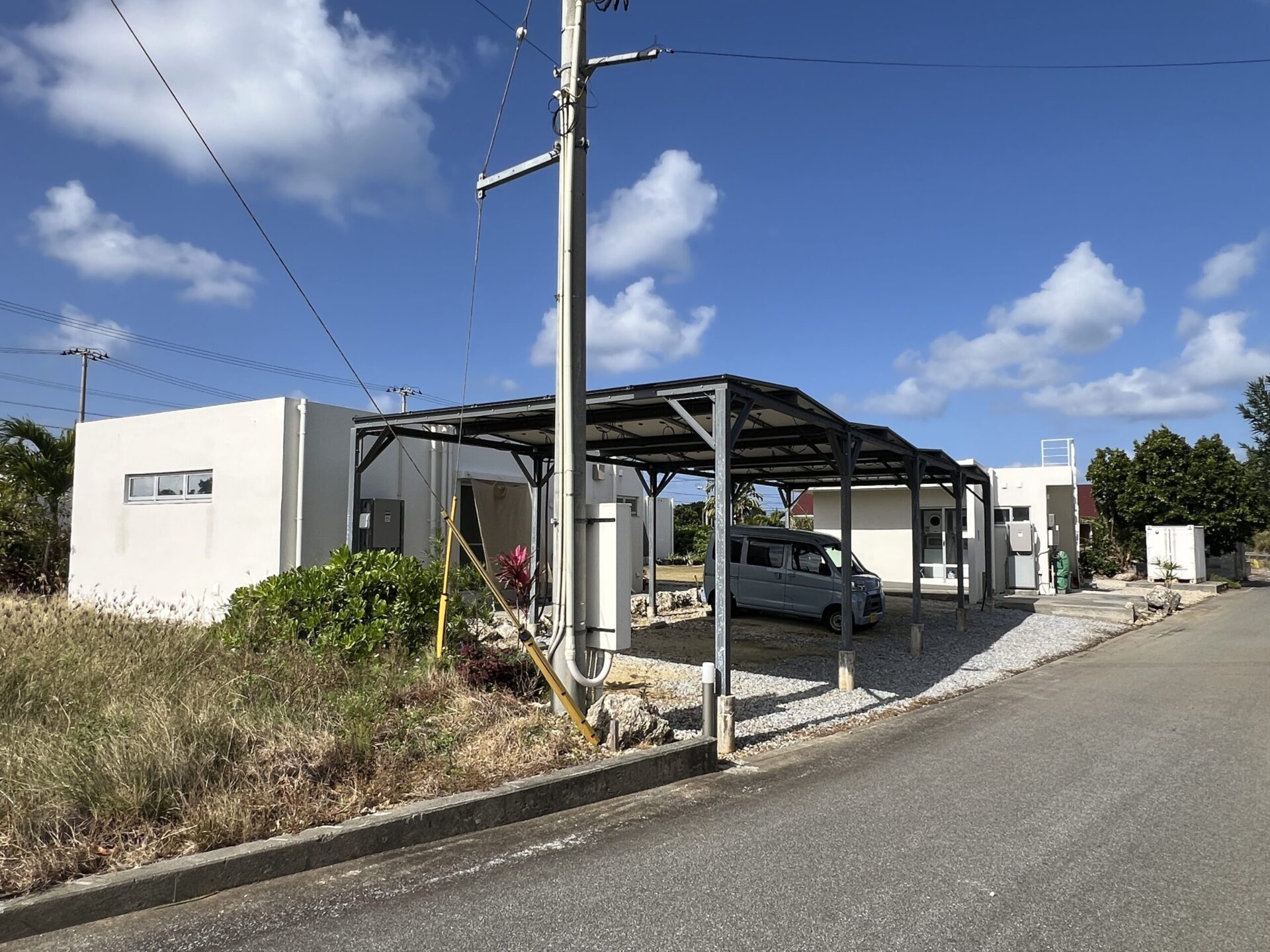 平良狩俣　平屋4棟CB造 1LDK×3棟・2LDK×1棟　建物71坪 土地418坪