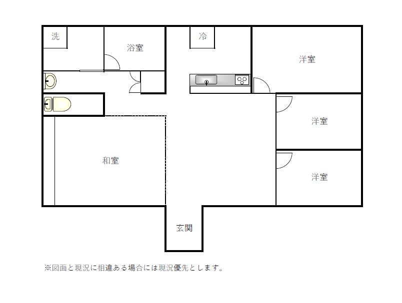 平良荷川取　砂山ビーチ近く RC造平屋建4LDK 建物30坪 土地85坪