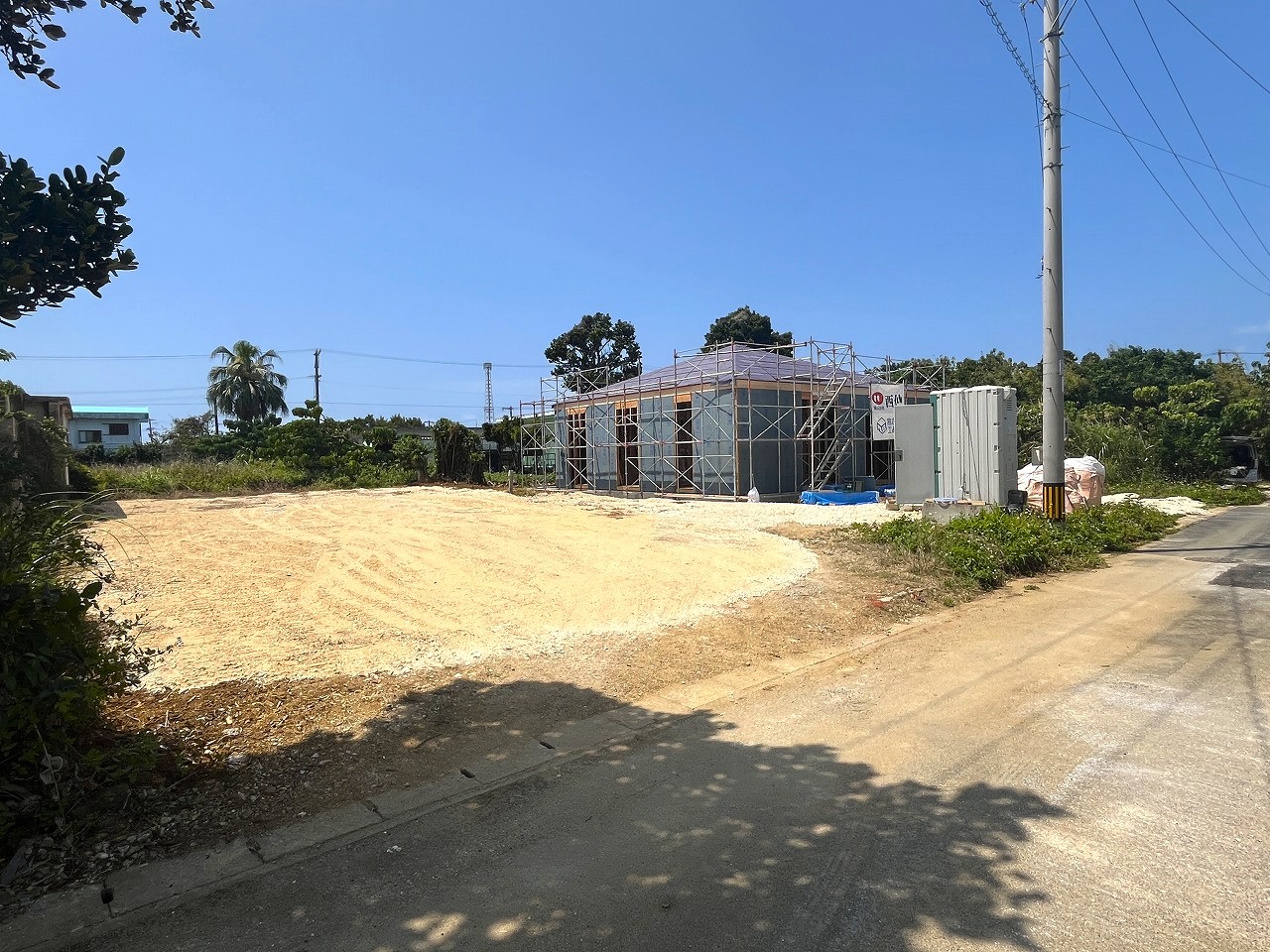 下地与那覇　サニツ浜近く集落内　85坪　宅地