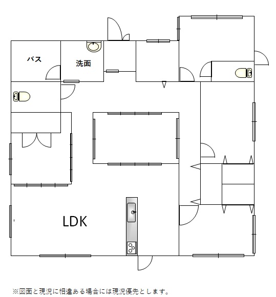 平良久貝　稲村耳鼻科近く　RC造平屋建　建物38坪　土地100坪