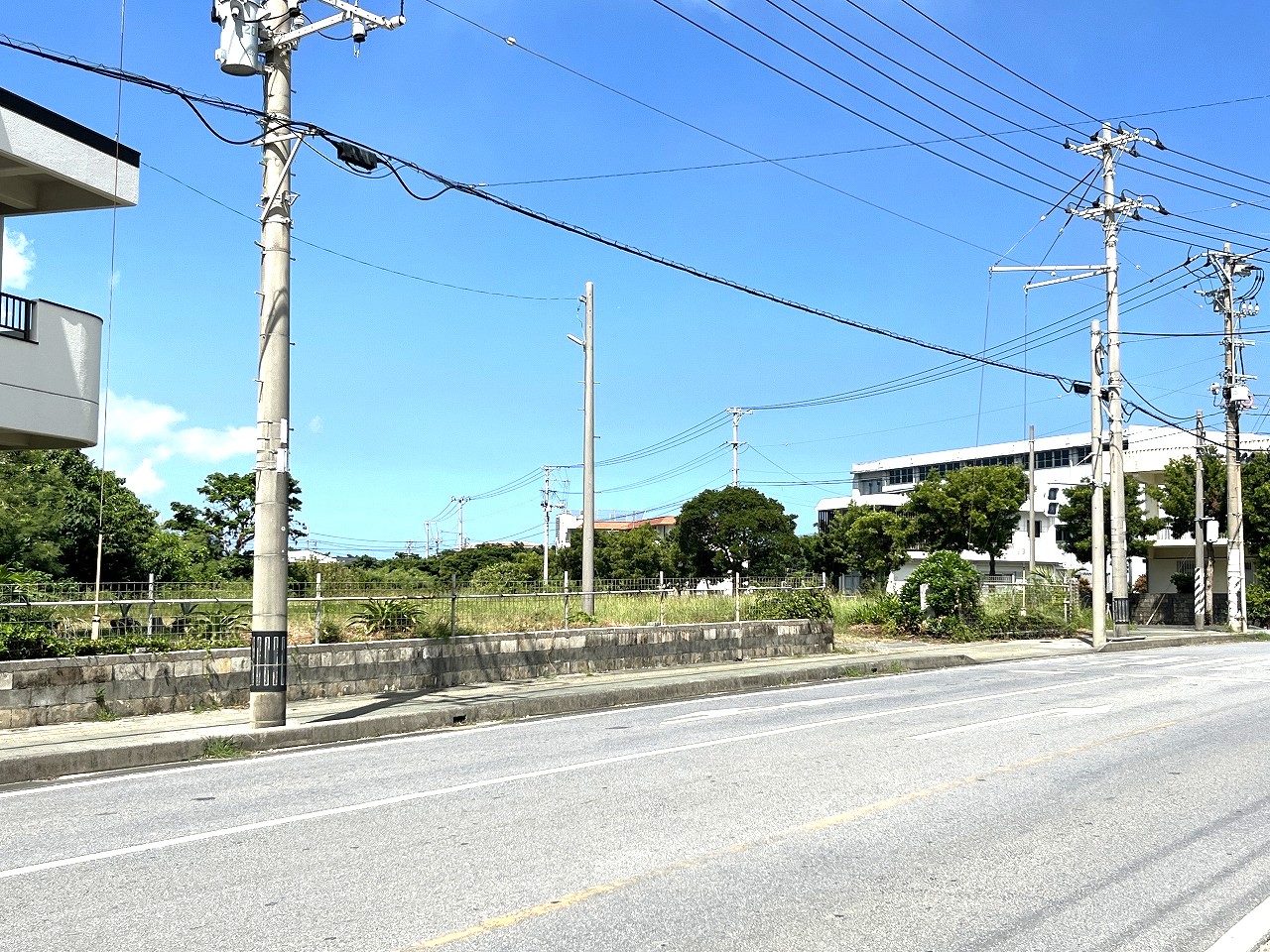平良西仲宗根　北中近く　角地　約500坪　畑