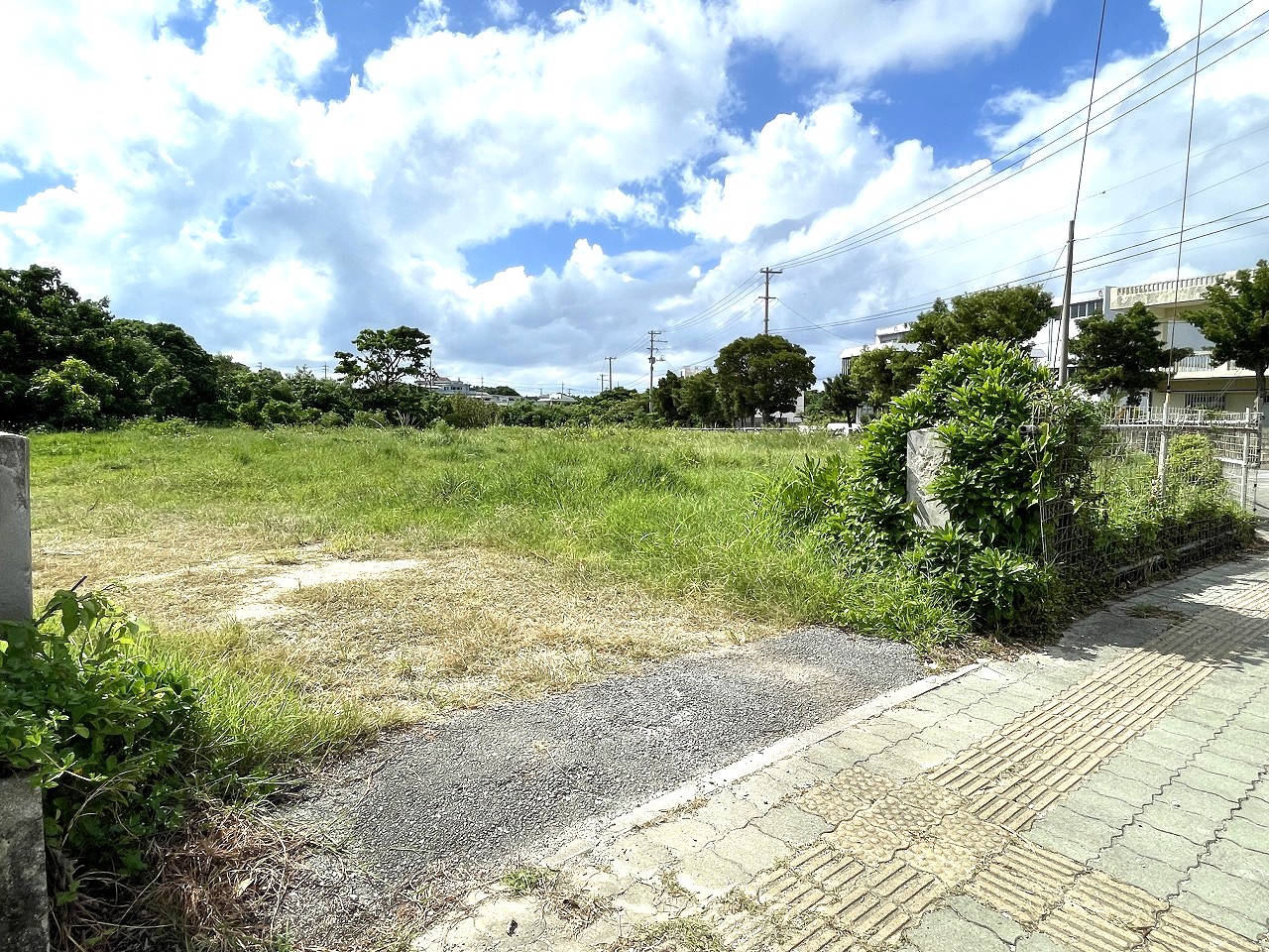 平良西仲宗根　北中近く　角地　約500坪　畑
