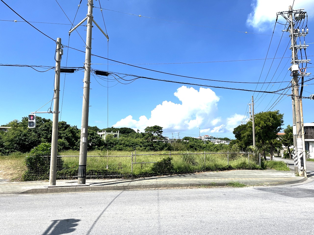 平良西仲宗根　北中近く　角地　約500坪　畑