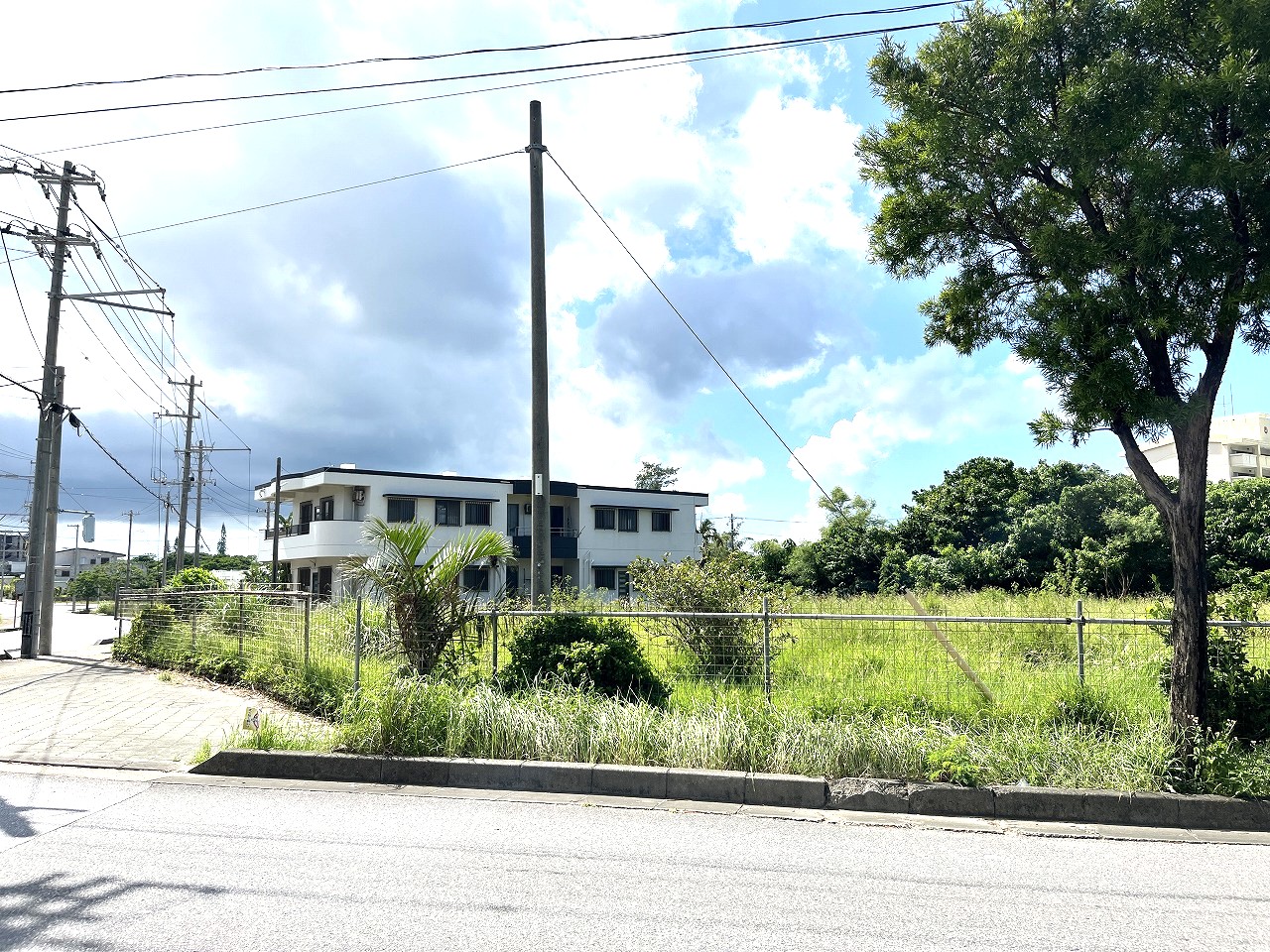 平良西仲宗根　北中近く　角地　約500坪　畑