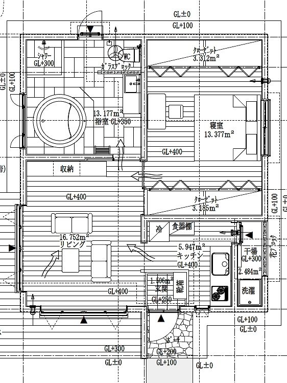 伊良部国仲　入り江が目の前　RC造平屋建　建物18坪　土地397坪